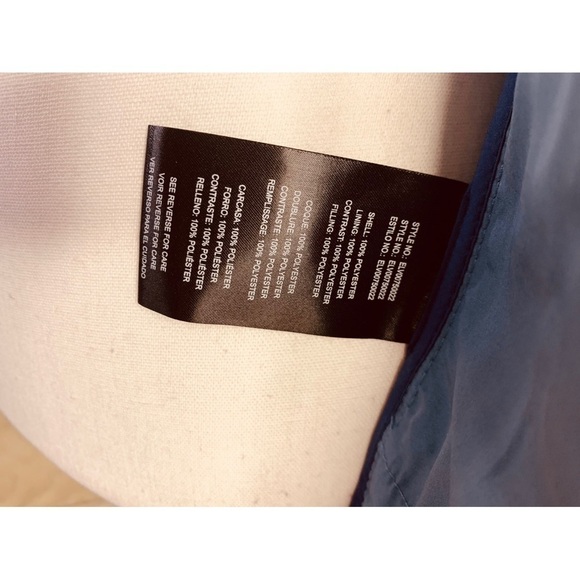 New Women's Medium Be Boundless Soft Touch Zip Up Mixed-Media Vest Light Blue - Picture 10 of 13